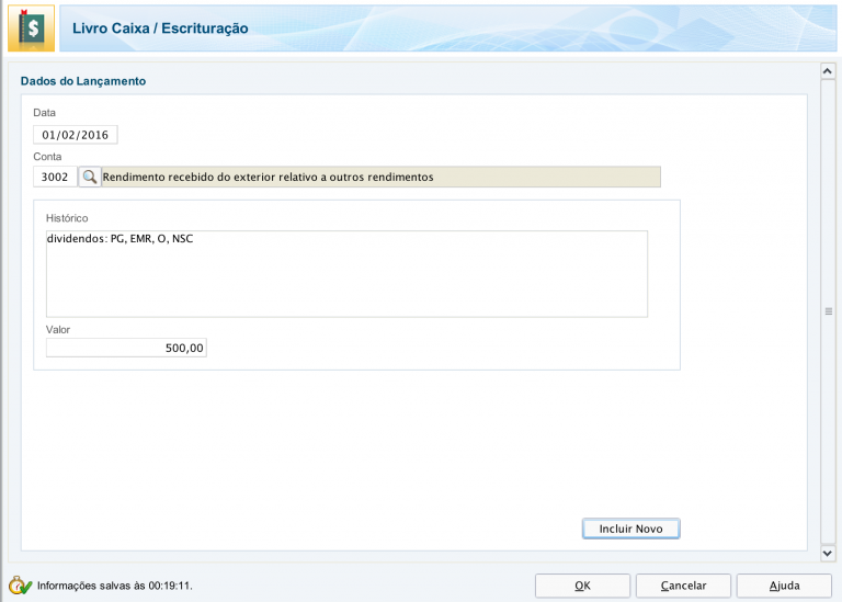 Declarar dividendos exterior no CarnêLeão Viver de