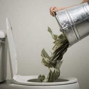 money_down_toilet