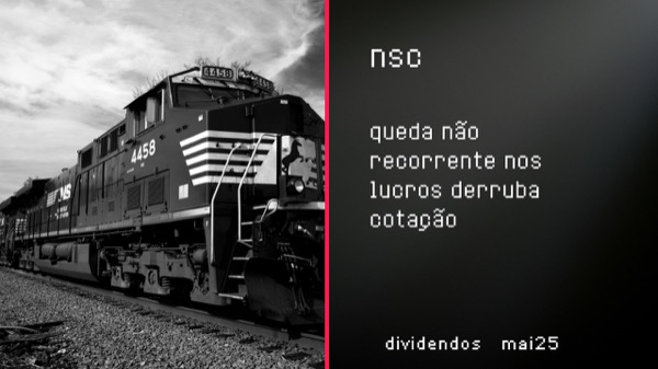nsc trimestre dividendos