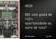 Vamos falar de uma BDC com 32% de yield – fev26