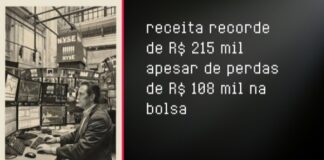 Ganhamos R$ 215 mil no mês e recorde de 80% de taxa de poupança – mar26